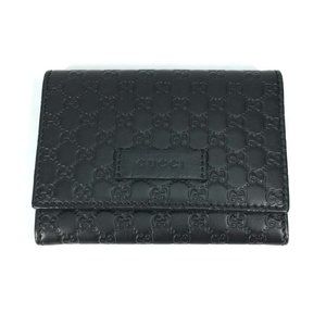 GUCCI 544030 Guccissima Business Card Holder Pass Case Two fold Card Case